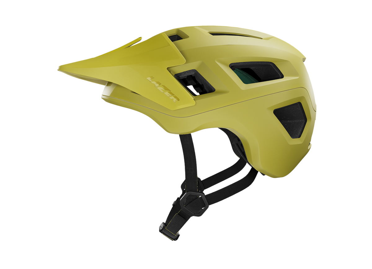 Capacete de BTT LAZER COYOTTE KINETICORE verde mate — vista principal