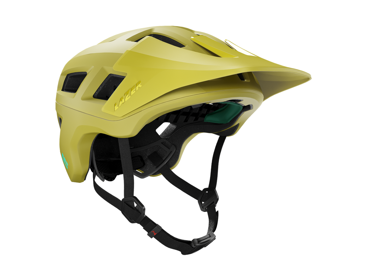 Capacete de BTT LAZER COYOTTE KINETICORE verde mate — vista adicional 2