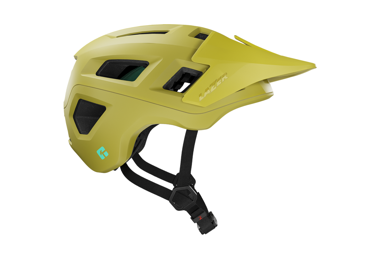 Capacete de BTT LAZER COYOTTE KINETICORE verde mate — vista adicional 3