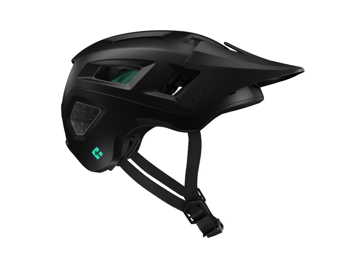 Capacete BTT LAZER COYOTTE KINETICORE preto mate — vista adicional 2