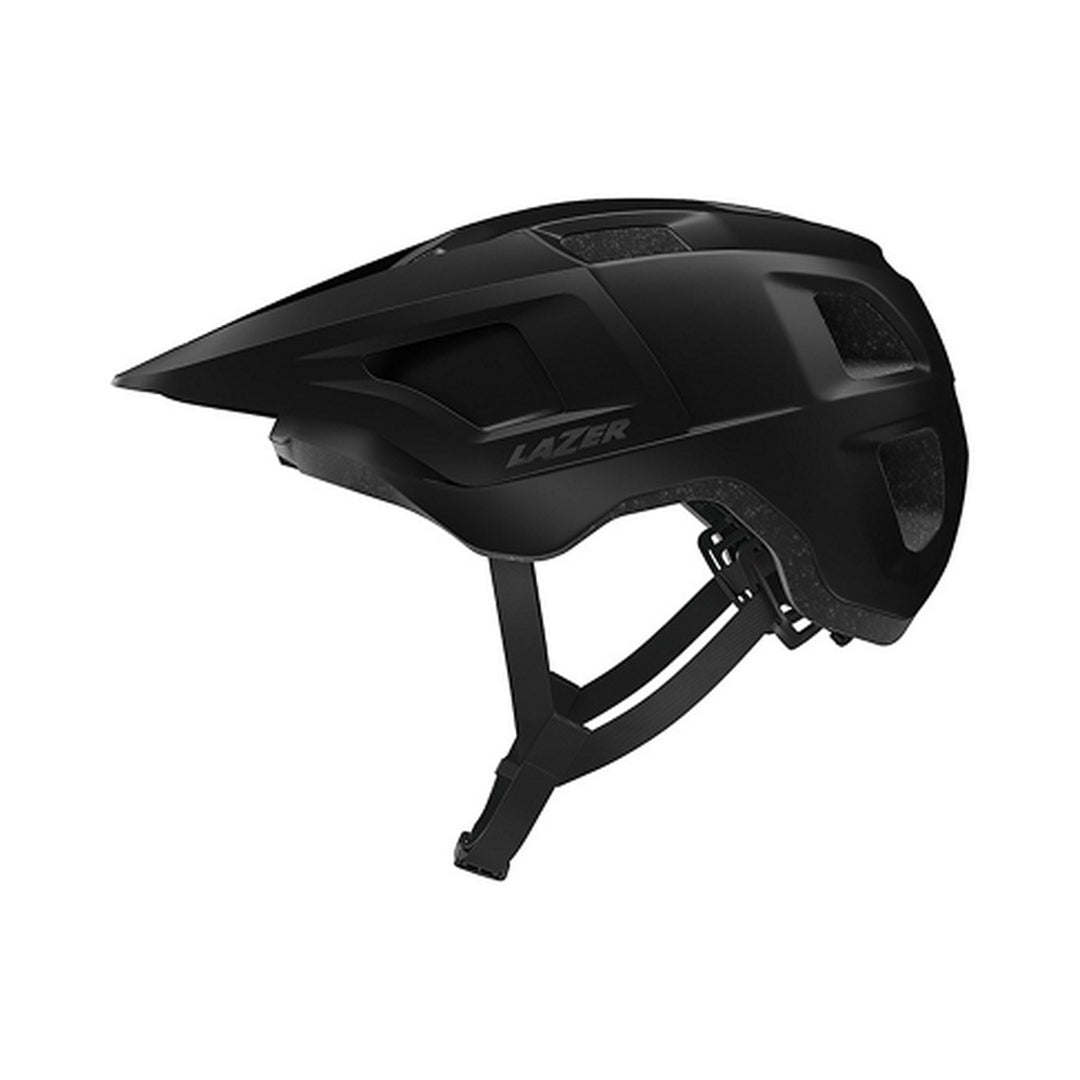 Capacete de BTT LAZER FINCH KINETICORE júnior preto mate — vista do produto