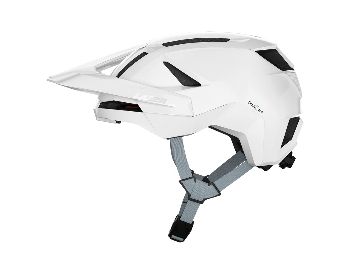 Capacete BTT LAZER IMPALA KINETICORE branco — vista principal