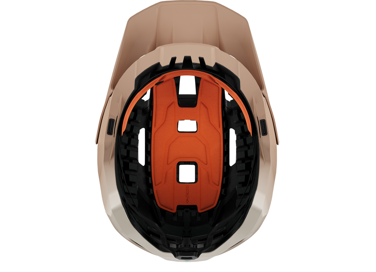 Capacete BTT LAZER IMPALA KINETICORE coral-pêssego mate — vista adicional 7