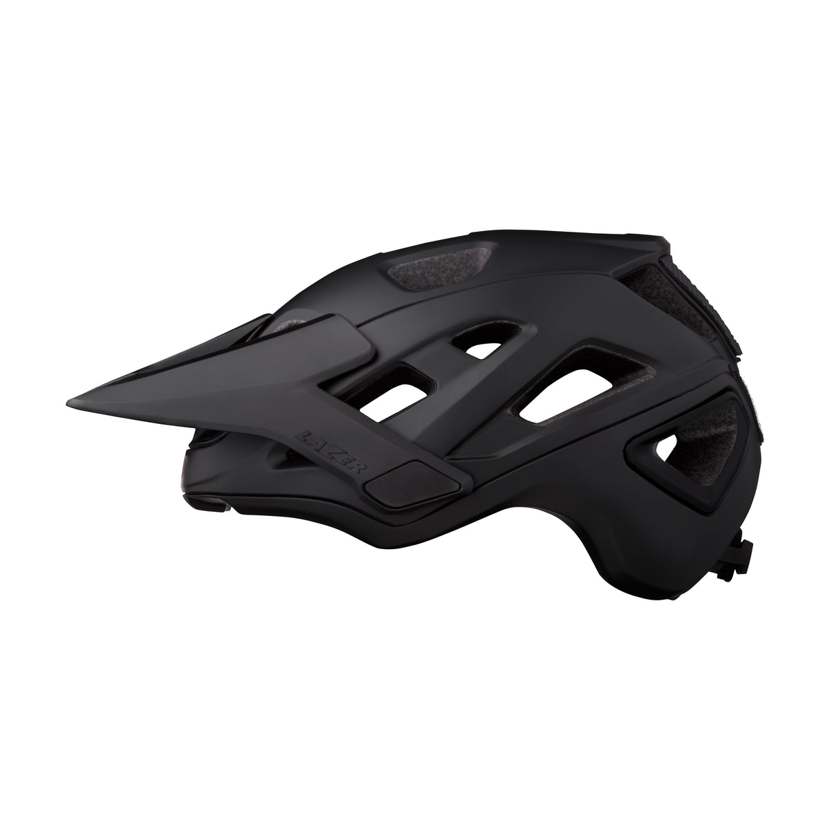 Capacete de BTT LAZER JACKAL KINETICORE preto mate — vista principal