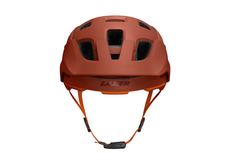 Capacete BTT LAZER JACKAL KINETICORE laranja ferrugem — vista adicional 4