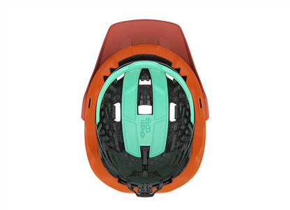 Capacete BTT LAZER JACKAL KINETICORE laranja ferrugem — vista adicional 7