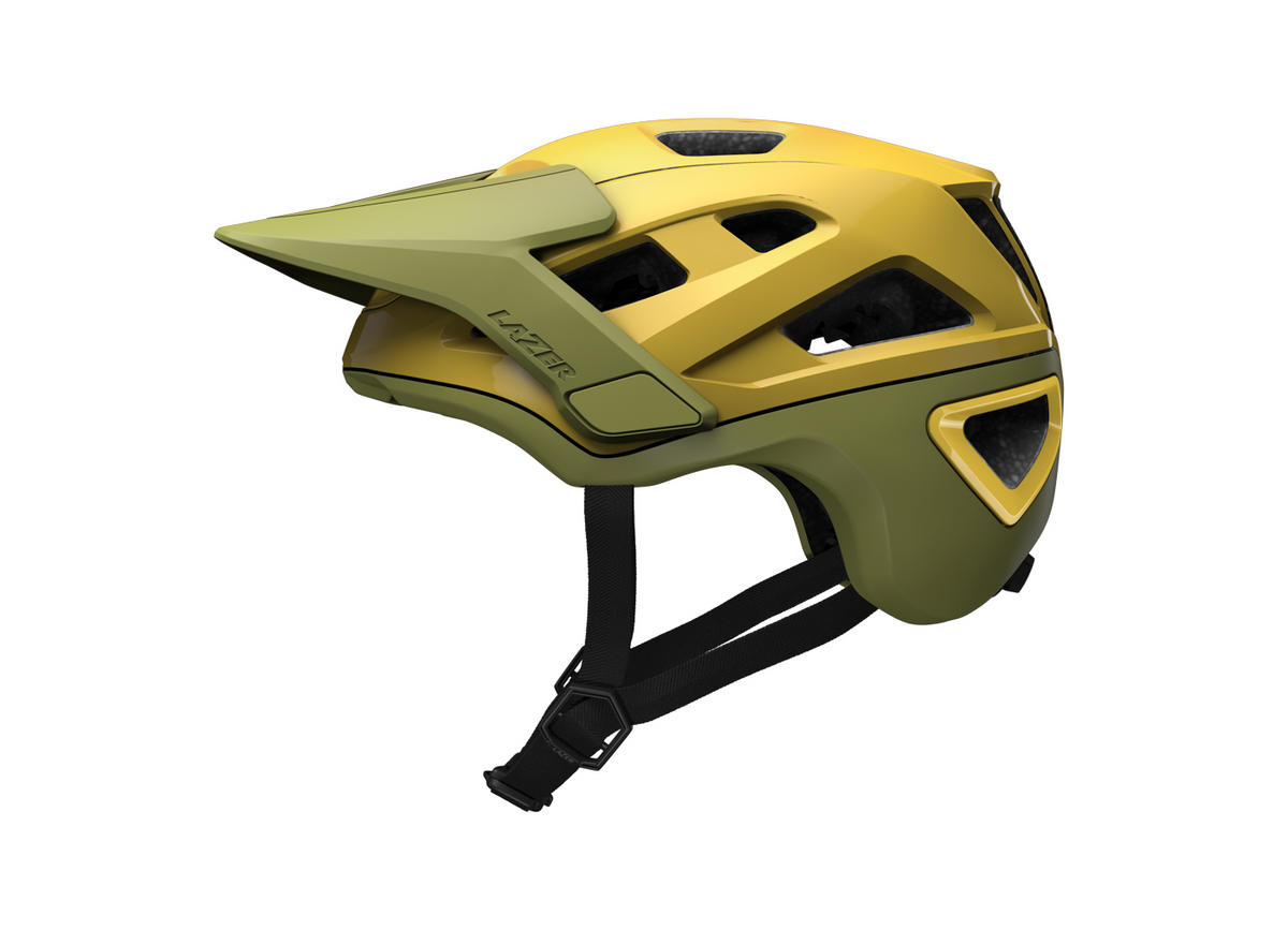 Capacete BTT LAZER JACKAL KINETICORE verde — vista principal