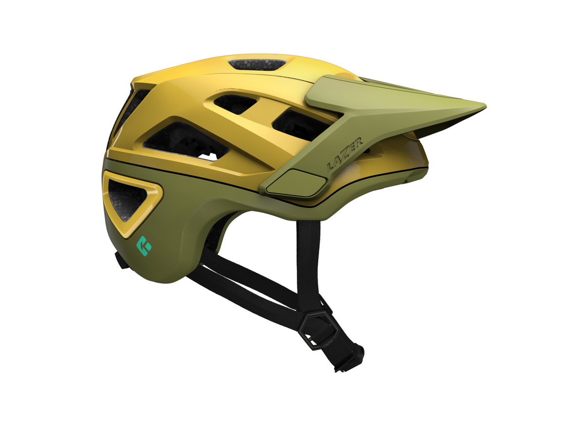 Capacete BTT LAZER JACKAL KINETICORE verde — vista adicional 2
