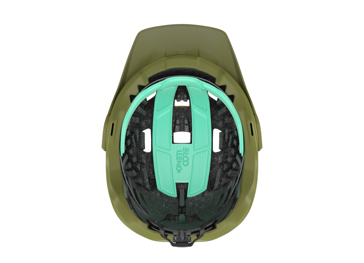 Capacete de BTT LAZER JACKAL KINETICORE verde — vista adicional 4