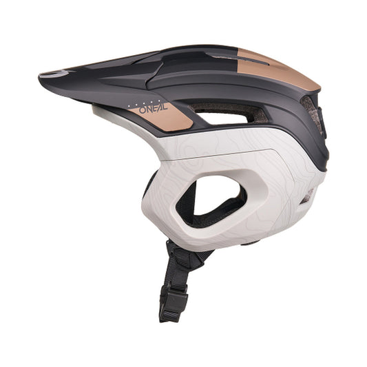 Capacete de BTT O'NEAL TRAPPER EVO SOLID preto/castanho/cinzento — vista do produto