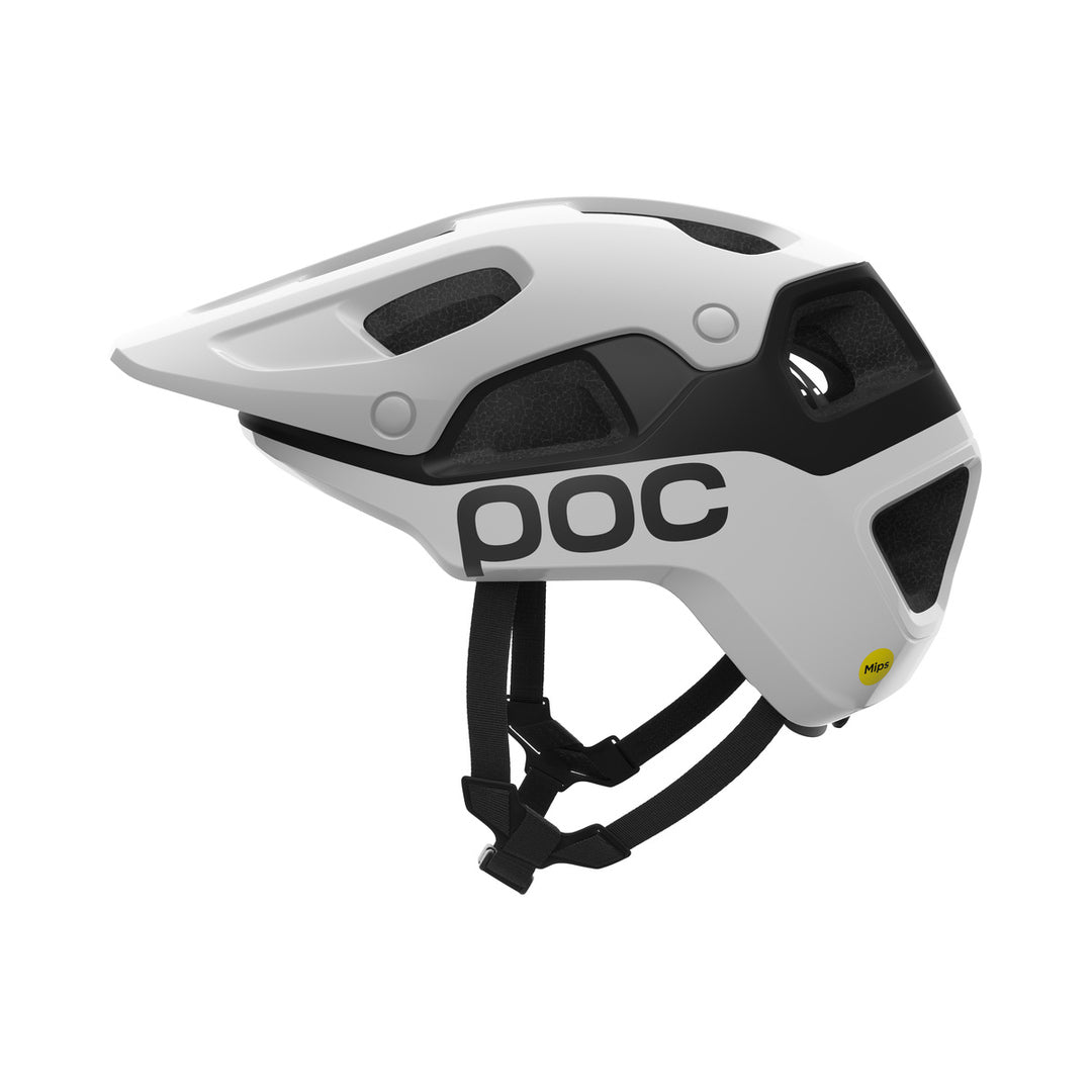 Capacete de BTT POC CULARIS PURE branco/preto mate — vista do produto