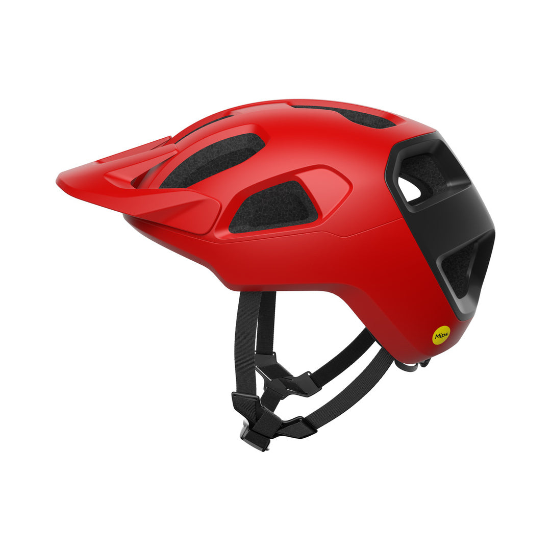 Capacete de BTT POC CULARIS vermelho mate — vista do produto