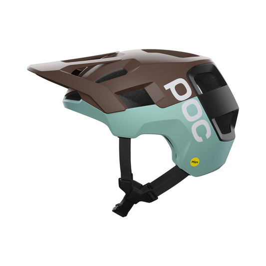 Capacete de BTT POC KORTAL RACE MIPS castanho/azul — vista do produto