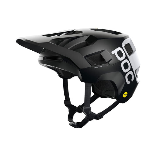 Capacete de BTT POC KORTAL RACE MIPS preto/branco — vista do produto