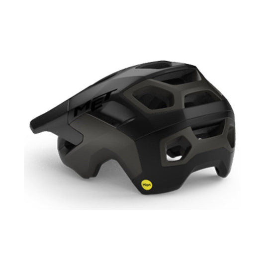 Capacete de BTT MET REVO MIPS preto — vista do lado esquerdo