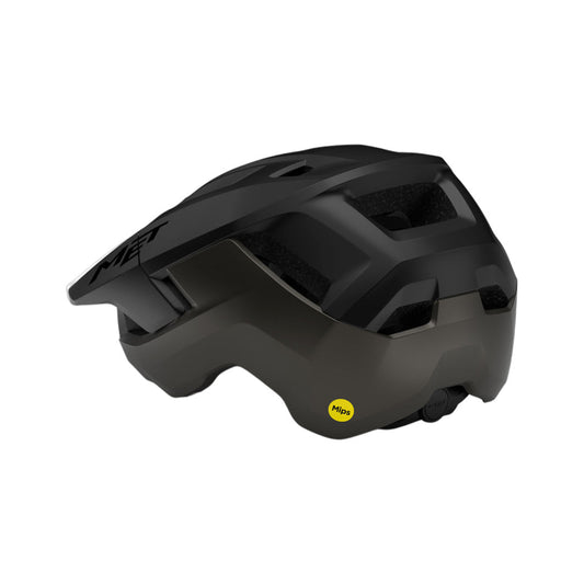 Capacete de BTT MET TERRAE MIPS preto mate — vista do lado esquerdo
