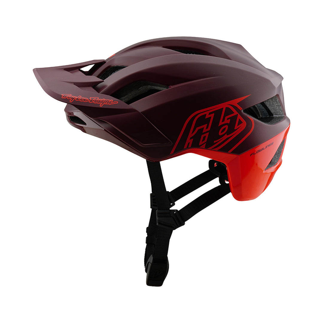 Capacete de BTT TROY LEE DESIGNS FLOWLINE SE MIPS bordeaux/vermelho — vista do produto