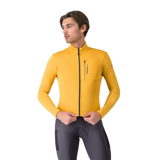 Camisola de ciclismo CASTELLI UNLIMITED TRAIL 2 de manga comprida laranja