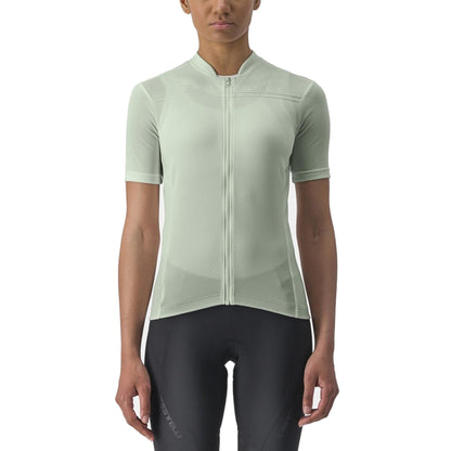 Camisola de ciclismo CASTELLI ANIMA 4 de mulher, de manga curta, verde