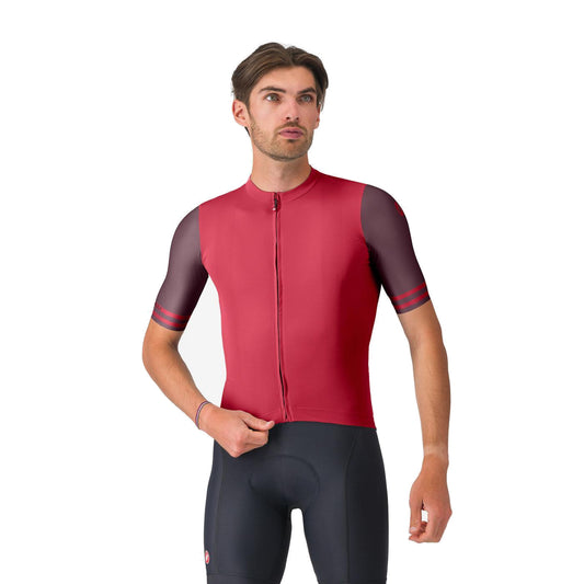 Camisola de ciclismo CASTELLI PROLOGO LITE 2 de manga curta, bordeaux
