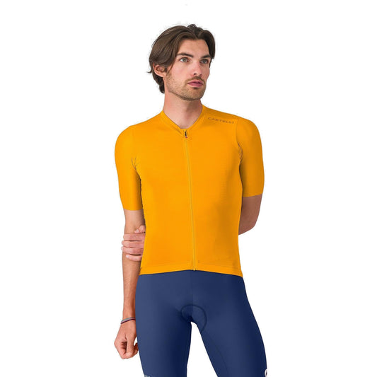 Camisola de ciclismo CASTELLI EXPRESSO 2 de manga curta, laranja