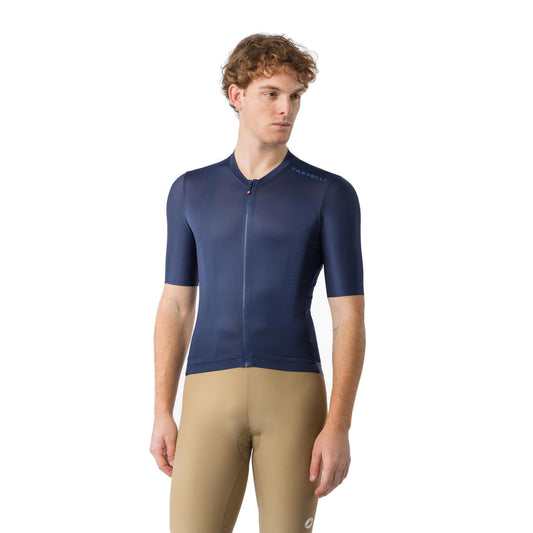 Camisola de ciclismo CASTELLI EXPRESSO 2 de manga curta, azul