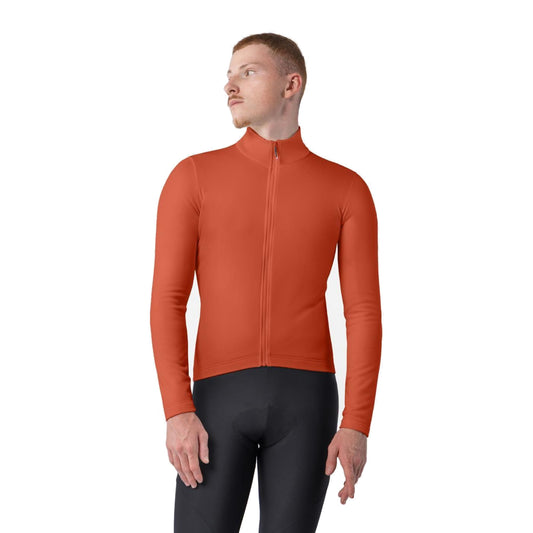 Camisola de ciclismo CASTELLI COMPETIZIONE THERMAL de manga comprida, paprica