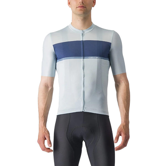Camisola de ciclismo CASTELLI TRADIÇÃO de manga curta, azul