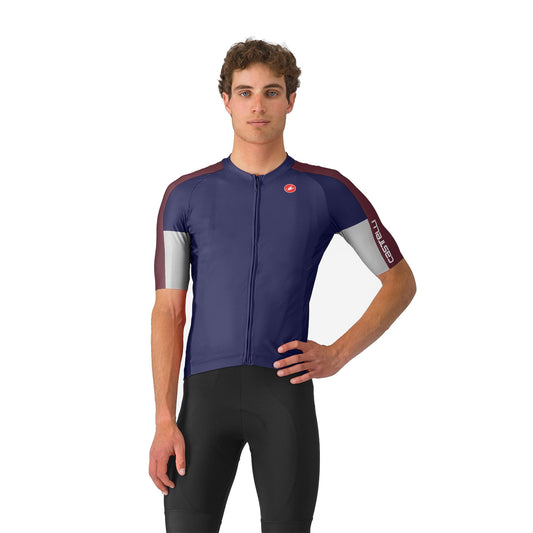 Camisola de ciclismo CASTELLI ENTRATA 6 de manga curta azul