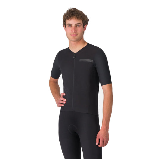 Camisola de ciclismo CASTELLI PREMIO EVO de manga curta preta