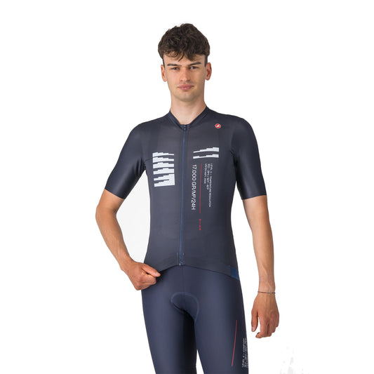 Camisola de ciclismo CASTELLI ESPRESSO R--A/D de manga curta azul