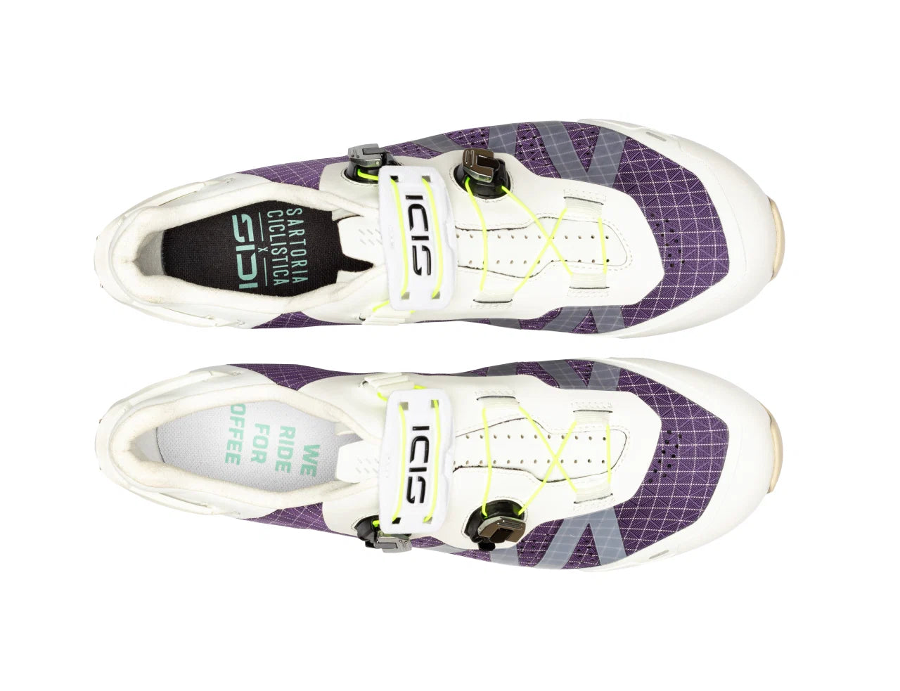 Chaussures VTT XC/Gravel SIDI COFFEE GRINDER 2 Blanc/Violet