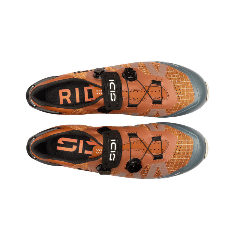 Sapatos de BTT XC/Gravel SIDI AERON laranja/castanho-gengibre