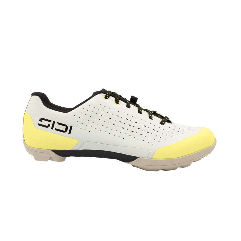 Sapatos de gravel SIDI ASPER LACES branco/amarelo