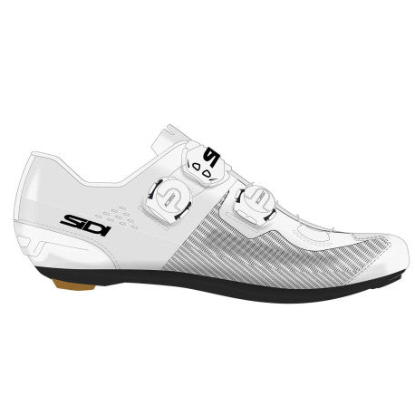 SIDI GENIUS 10 KNITTED Road Shoes Branco