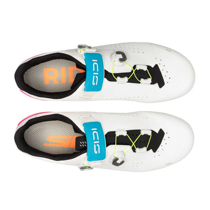 Sapatos de Estrada SIDI GENIUS X WYVE Branco/Rosa