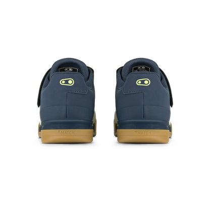 Sapatos de BTT CRANKBROTHERS MALLET BOA CLIP azul-marinho/cinzento/borracha natural — vista traseira