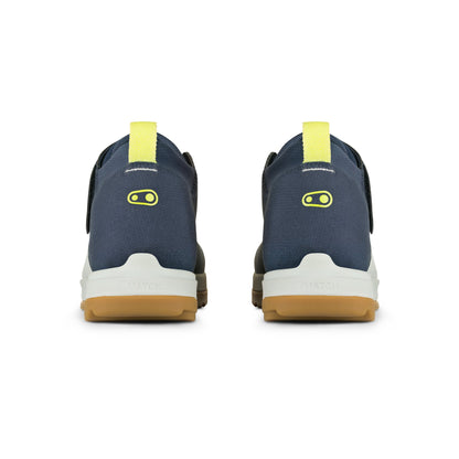 Sapatos de BTT CRANKBROTHERS MALLET TRAIL BOA CLIP azul-marinho/cinzento/cor de borracha — vista traseira