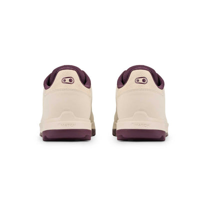 Sapatos de BTT CRANKBROTHERS MALLET TRAIL LACE CLIP branco/roxo — vista traseira
