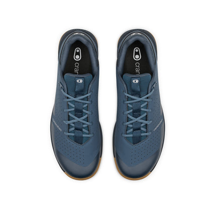Sapatos de BTT CRANKBROTHERS MALLET TRAIL LACE CLIP Azul/Goma — vista de cima