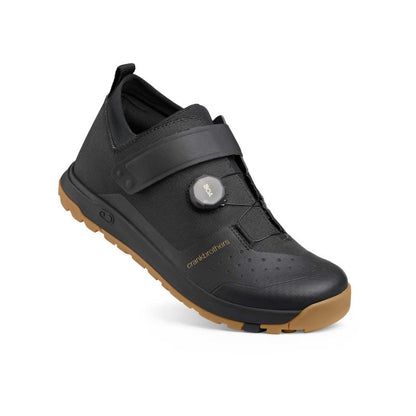 Sapatos de BTT CRANKBROTHERS STAMP TRAIL BOA pretos/goma — vista a três quartos