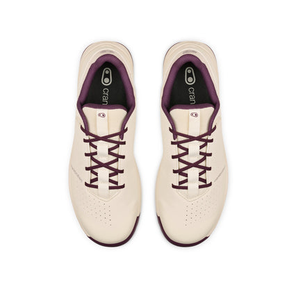 Sapatos de BTT CRANKBROTHERS STAMP TRAIL LACE branco/roxo — vista de cima