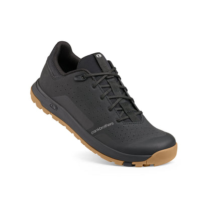 Sapatos de BTT CRANKBROTHERS STAMP TRAIL LACE pretos/goma — vista a três quartos