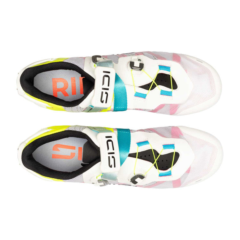 Sapatilhas de estrada SIDI WIRE 3 Branco/Amarelo