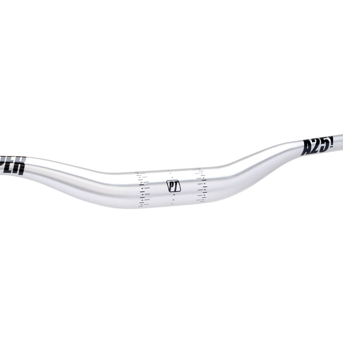 Guiador PROTAPER 680 A25 Jovem 31,8 Prata Polida Elevação 1