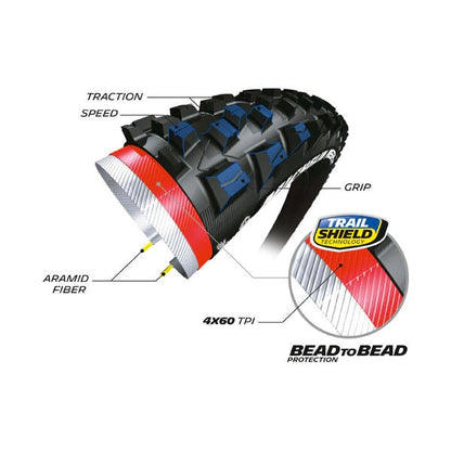 Pneu MICHELIN WILD AM Performance Line 27.5x2.80 Tubeless Ready Dobrável