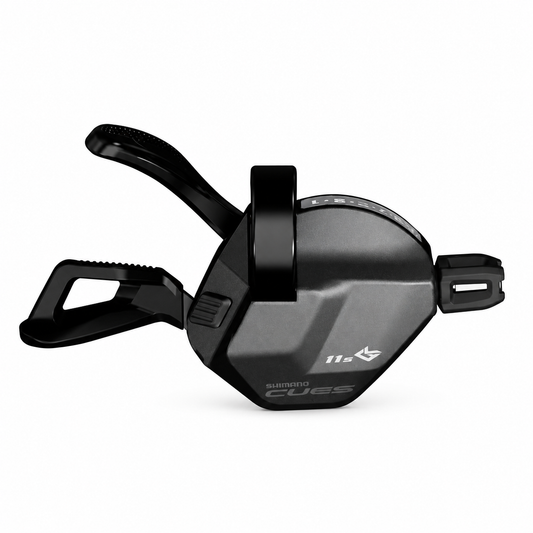 Manípulo de mudanças direito SHIMANO CUES SL-U8000-11R 11V — vista do produto sobre fundo branco