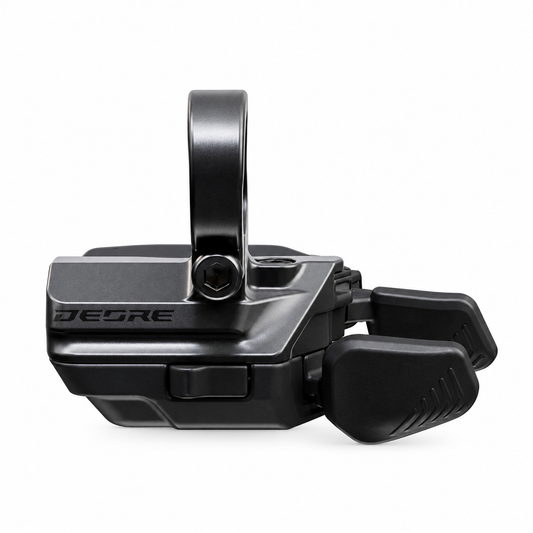 Manípulo de mudanças direito SHIMANO DEORE 12V SW-M6250-R — vista do produto sobre fundo branco