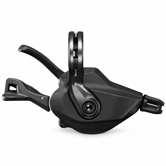 Manípulo de mudanças direito SHIMANO XTR 12V SL-M9100-R — vista do produto sobre fundo branco
