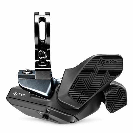 Comando de mudanças direito SRAM EAGLE AXS 12V Rocker preto — vista do produto sobre fundo branco
